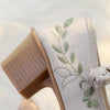 Veowalk Elegant Cotton Mary Jane Block Heels ATHLEXES