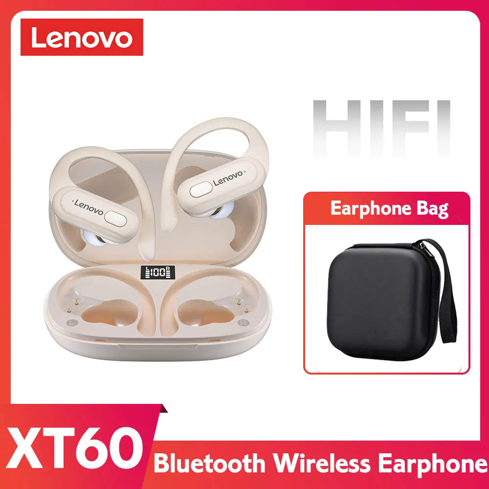 Lenovo ERAZER XT60 HiFi Sports Wireless Earbuds ATHLEXES