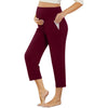 ComfortFit Maternity Yoga Capris with Pockets ATHLEXES