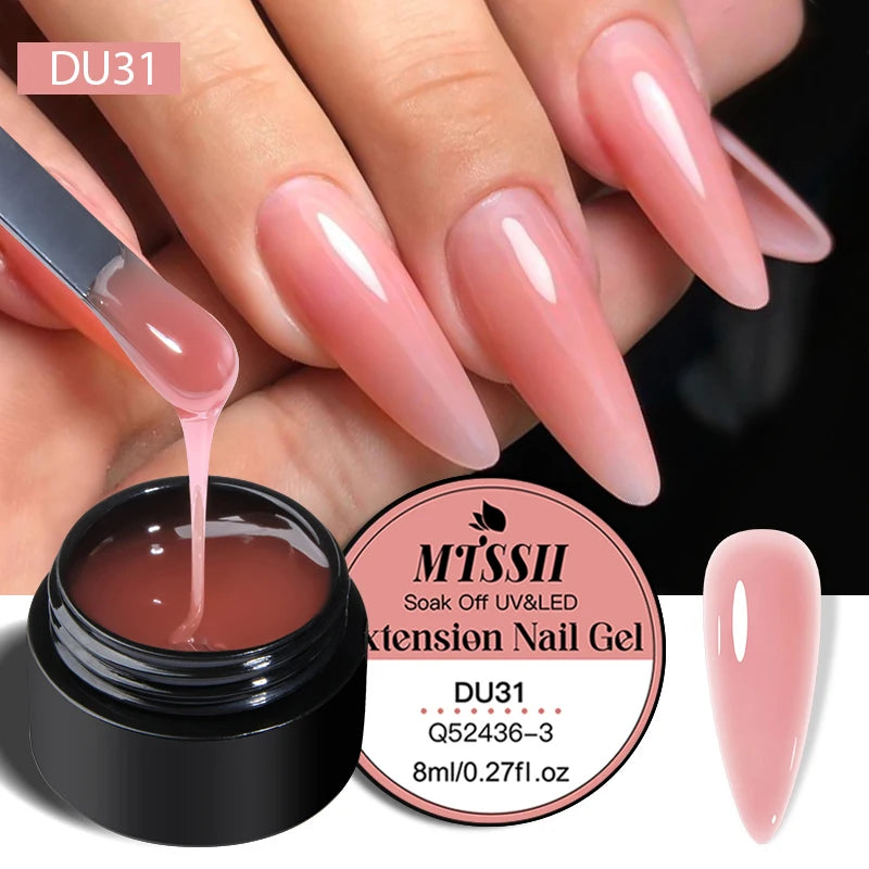 Mtssii 8ml Clear Nail Gel Art Extension & Carving Varnish ATHLEXES