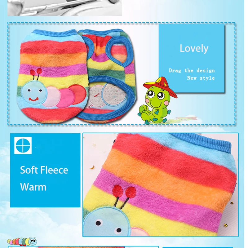 Winter Soft Fleece Dog Clothes ATHLEXES