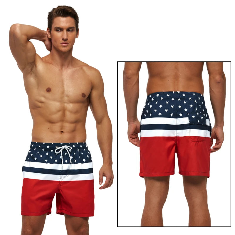 Datifer Quick-Dry Beach Shorts for Men ATHLEXES