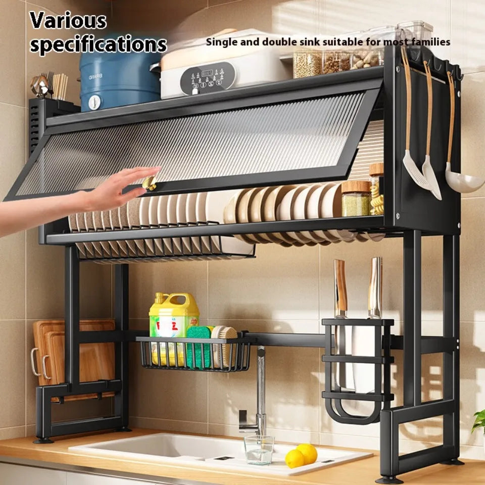 Over Sink Kitchen Dish Drying Rack ATHLEXES