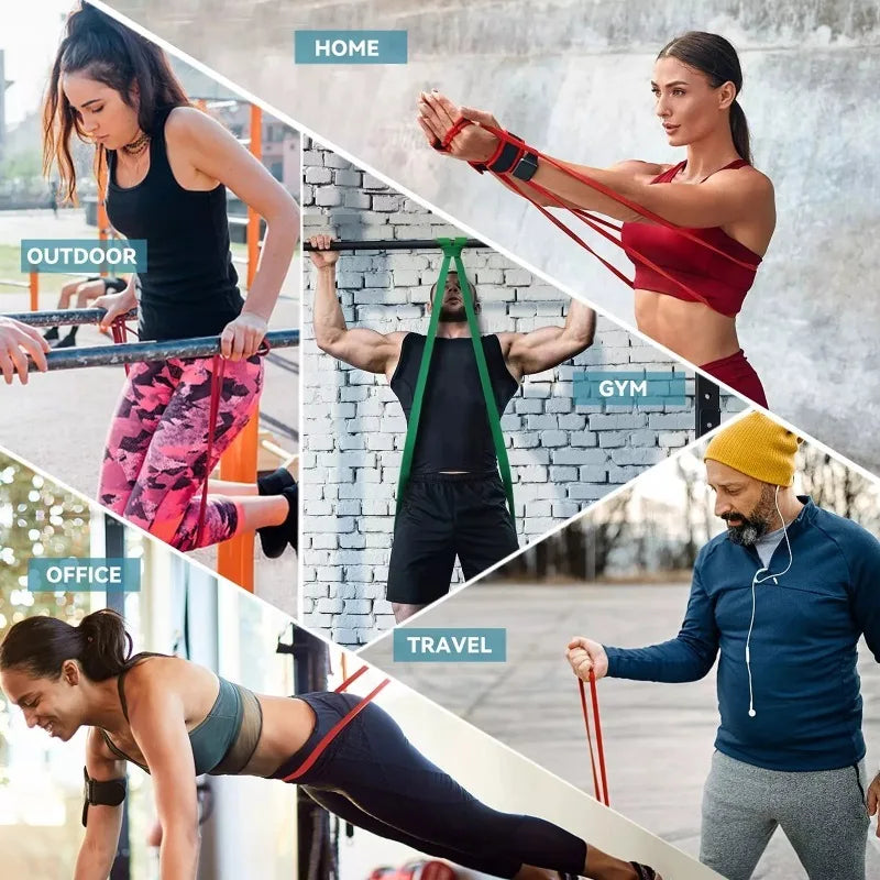 Agility Pro 5-120lbs Resistance Band Set ATHLEXES