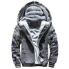 Men's Camouflage Fleece Zip Jacket for Winter Wear ATHLEXES