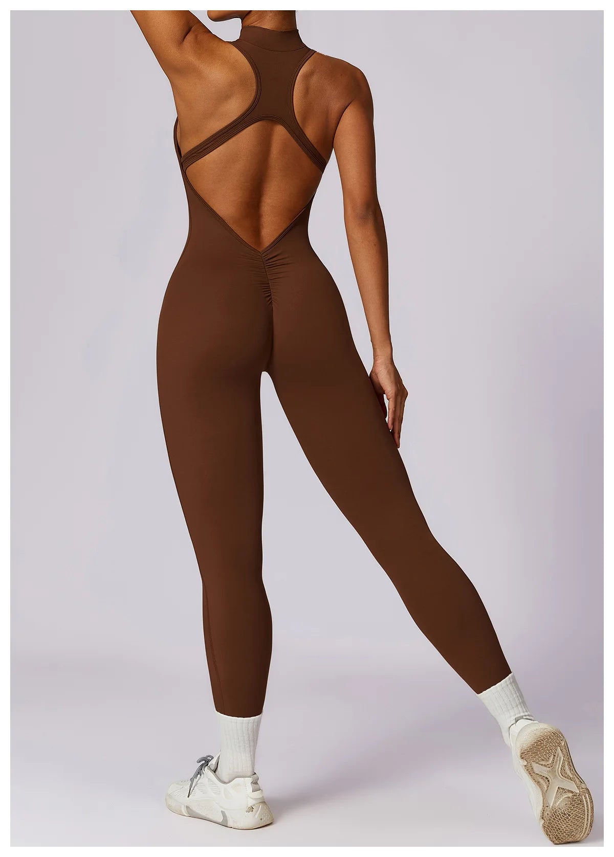V-Back One-Piece Sports Jumpsuit ATHLEXES