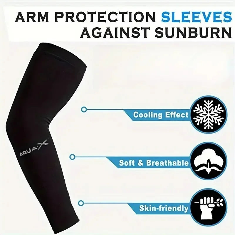 SilkGuard Breathable Sun Protection Arm Sleeves ATHLEXES