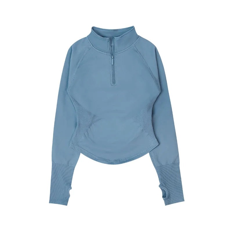 SleekFit Seamless Long Sleeve Yoga Top ATHLEXES