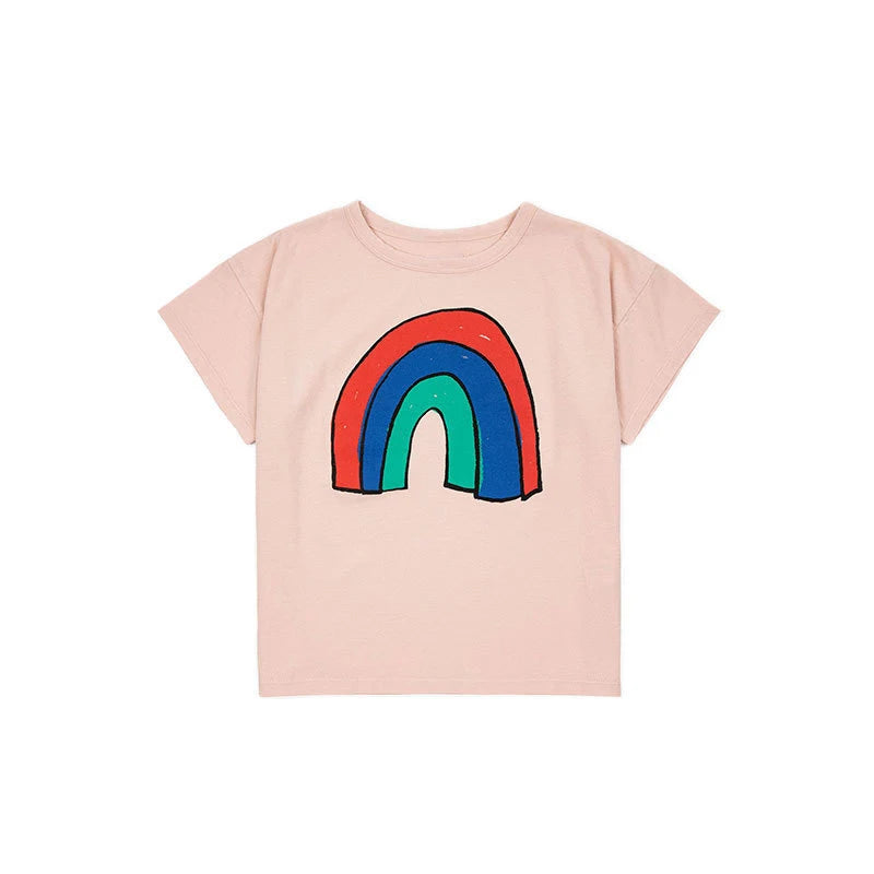 Korean Cotton Cartoon Tees for Kids 2025 Summer Collection ATHLEXES