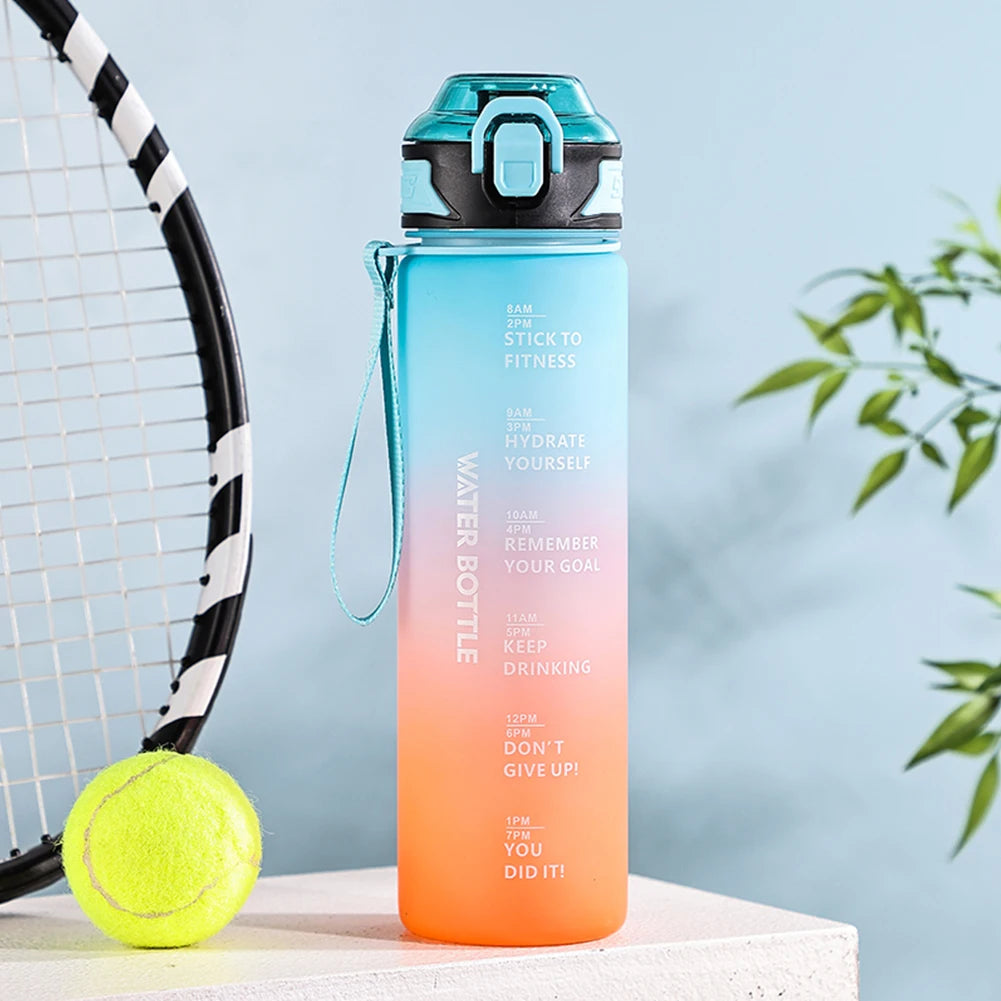 HydraMark 1L Gradient Time-Marker Water Bottle ATHLEXES