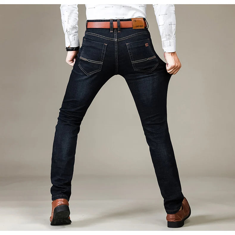 Classic Fit Stretch Denim Jeans for Men ATHLEXES