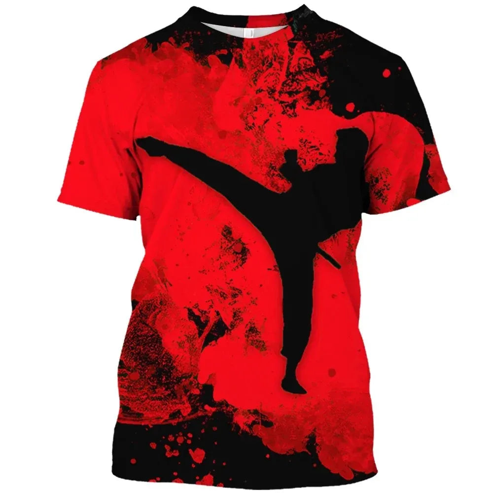 Karate Spirit 3D Men's Quick-Dry Training Tee ATHLEXES