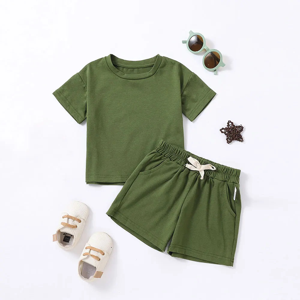 Summer Sports Duo: Kids Tracksuit Set for Boys & Girls ATHLEXES