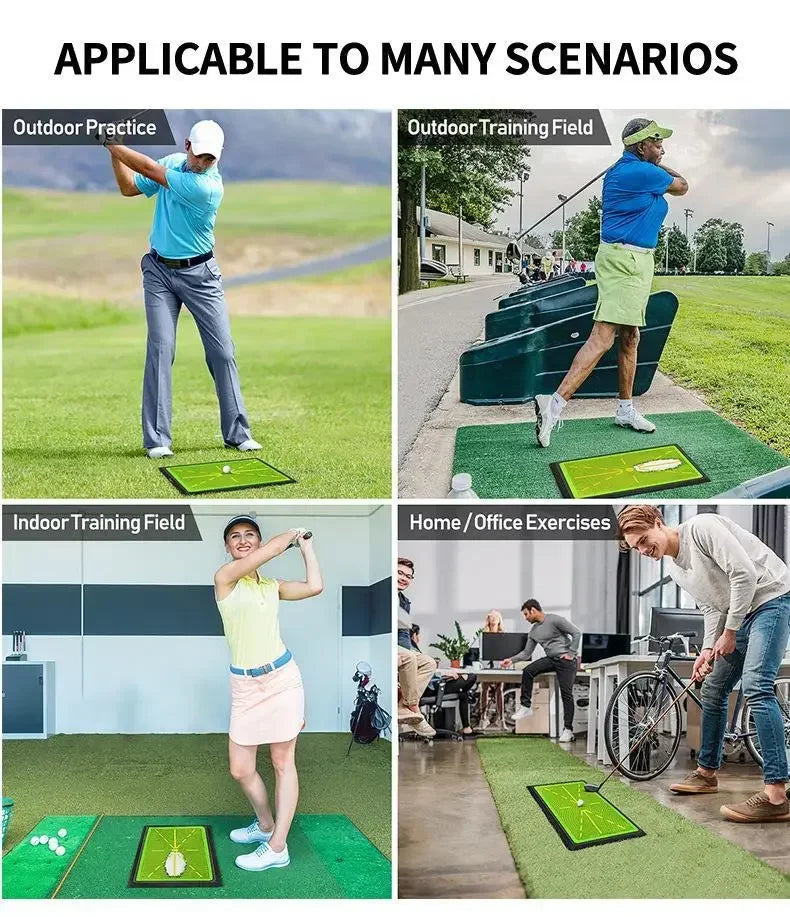 GolfStrike Training Mat for Perfecting Your Swing ATHLEXES