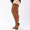 ChicPlus Curvy Thigh High Striped Socks ATHLEXES