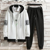 Chic Comfort Men's Hooded Cardigan Set ATHLEXES