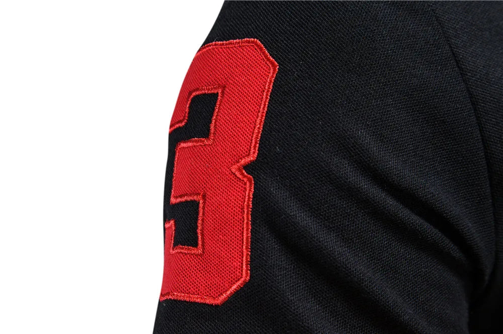 AIOPESON Men's Cotton Slim Fit Polo Shirts Summer Style ATHLEXES