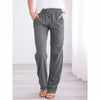 Luxe Linen Blend Drawstring Pants for Women ATHLEXES