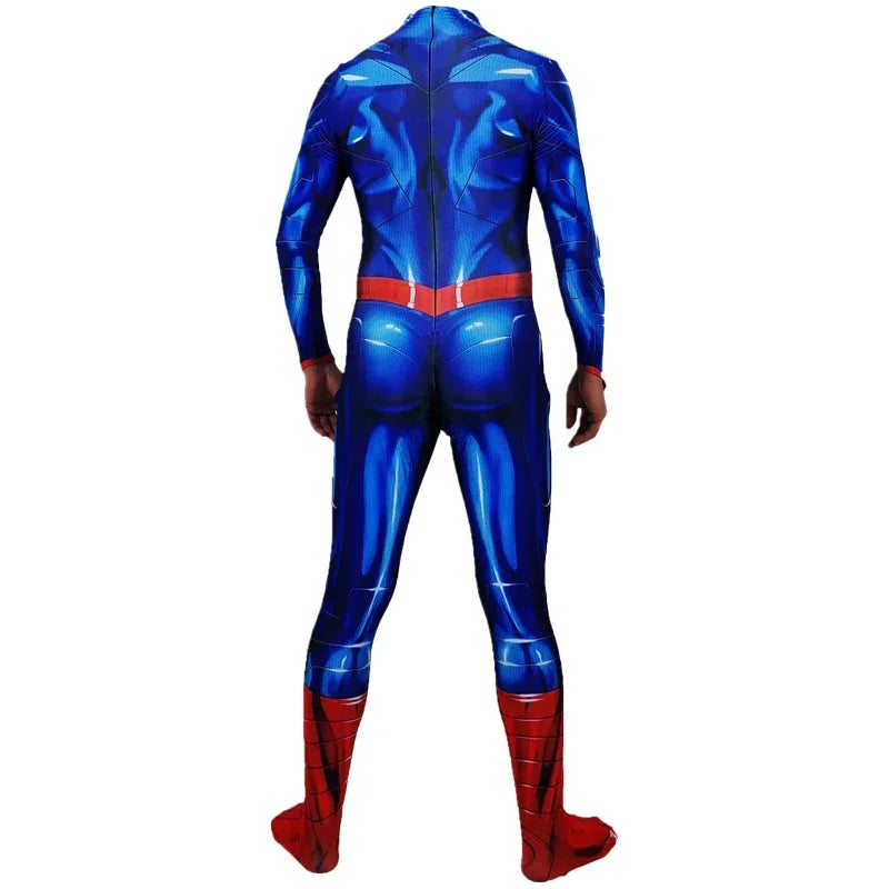 Superman Cosplay Jumpsuit with Cape for All Ages ATHLEXES