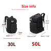 30L/50L 1000D Nylon Waterproof Trekking Bag Backpack ATHLEXES