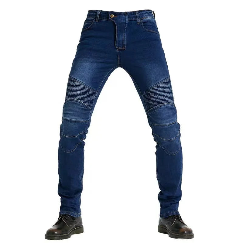 RiderShield Embroidered Motorcycle Jeans ATHLEXES