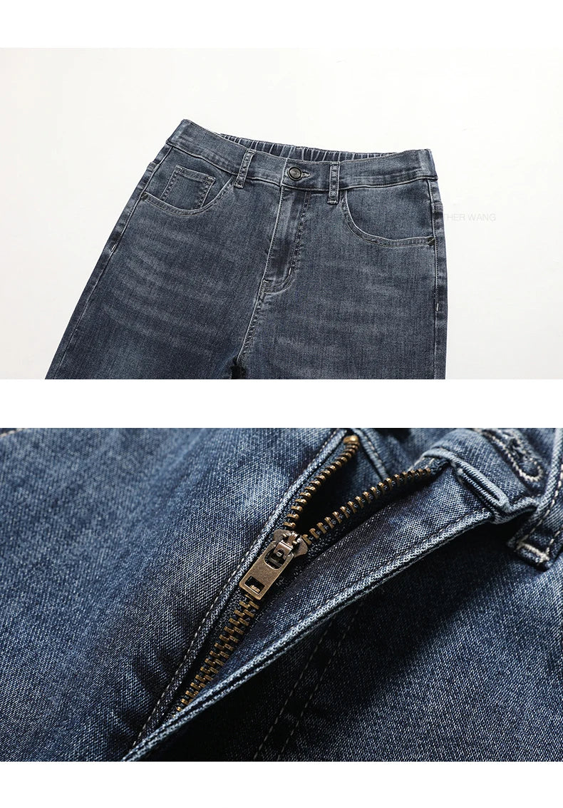 Summer Comfort Stretch Men's Loose Jeans ATHLEXES