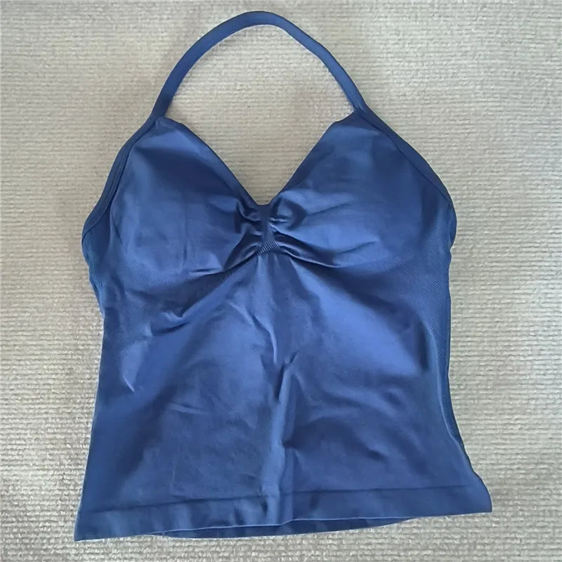 Seamless V Neck Fitness Tank Top for Women ATHLEXES