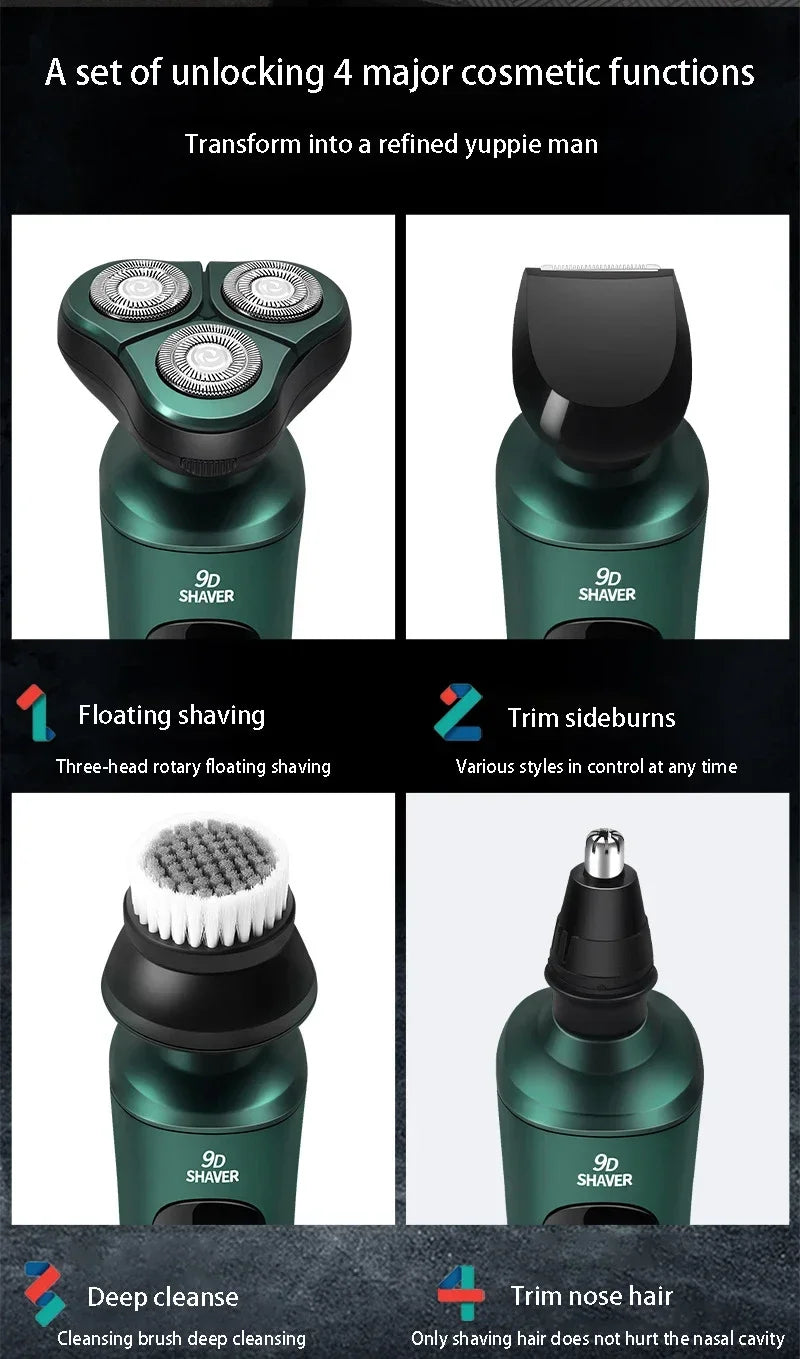 Precision Pro LCD Electric Shaver with USB Rechargeable ATHLEXES