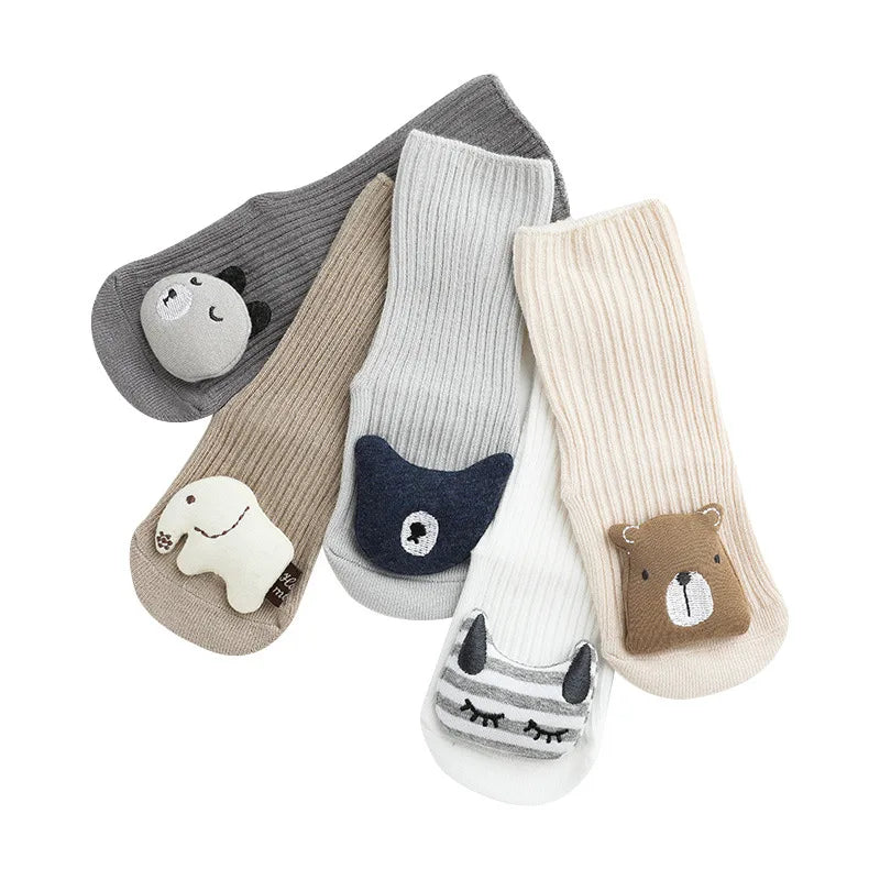 Cute Cotton Non-Slip Baby Socks for Infants and Toddlers ATHLEXES