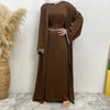 New Fashion Muslim Women Two-Piece Dress Set ATHLEXES