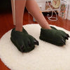 CozyPaws Plush Dinosaur Slippers for Home ATHLEXES