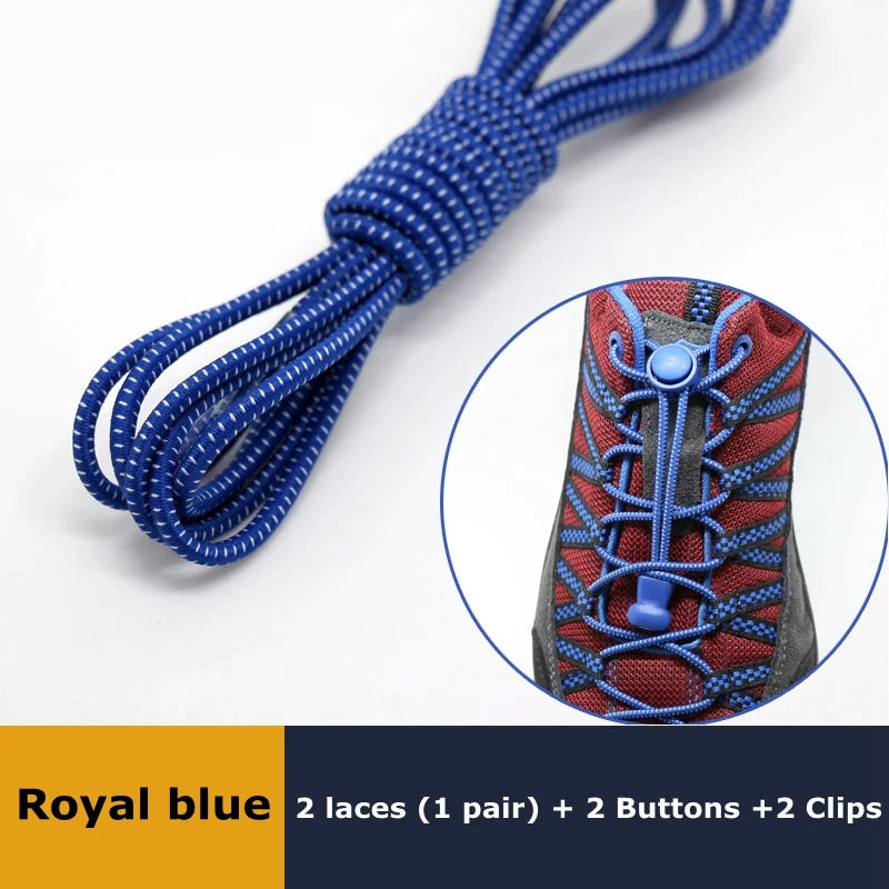 LazyLace No Tie Elastic Shoelaces - 1 Pair Stretch Fit ATHLEXES
