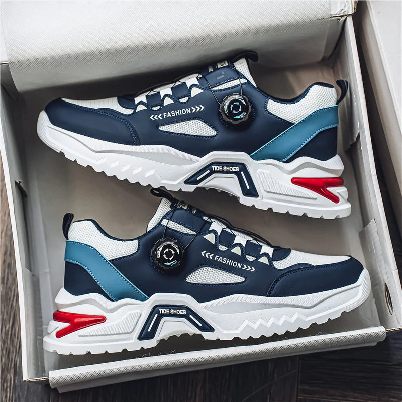Korean Style Rotating Buckle Sports Sneakers ATHLEXES