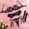 Luxe Floral Embroidery Lingerie Set ATHLEXES
