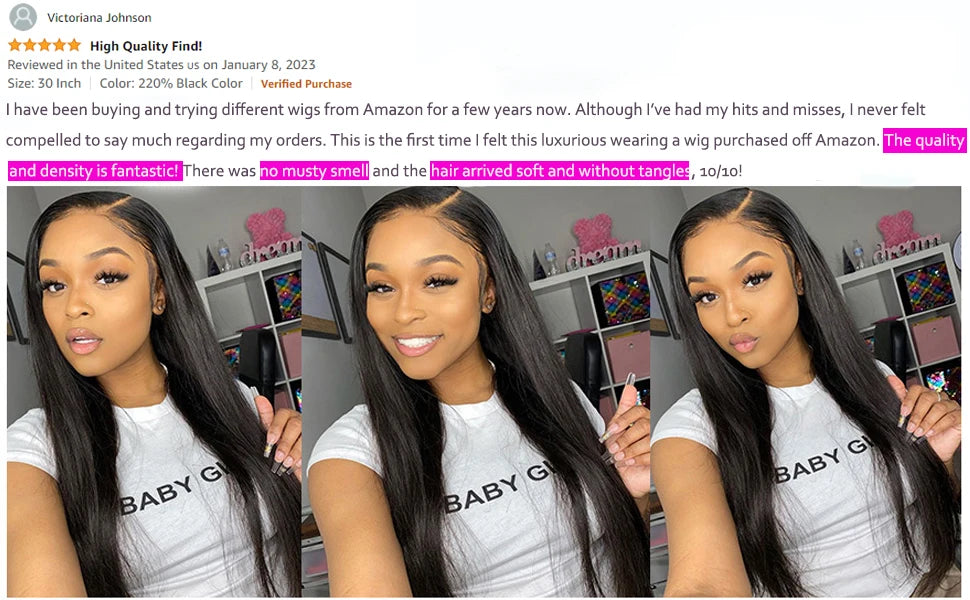 LuxBrazil 250 Density Lace Frontal Wig ATHLEXES