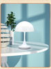 LED mushroom small table lamp portable USB charging dimmable flower bud lamp bedroom bedside lamp ATHLEXES