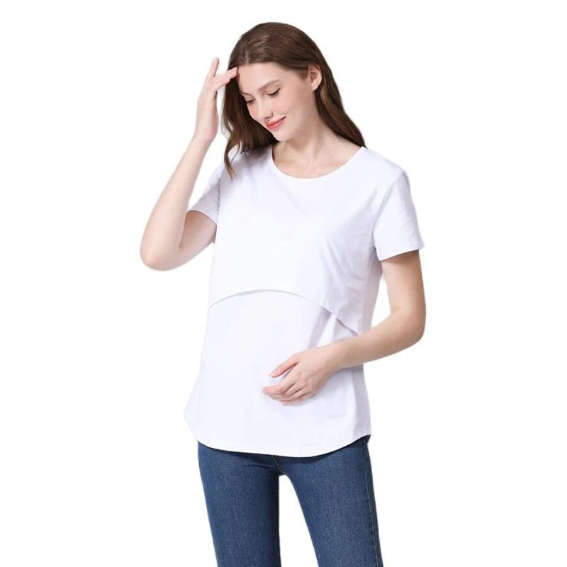 Maternity Comfort Stretch Tee for Breastfeeding ATHLEXES