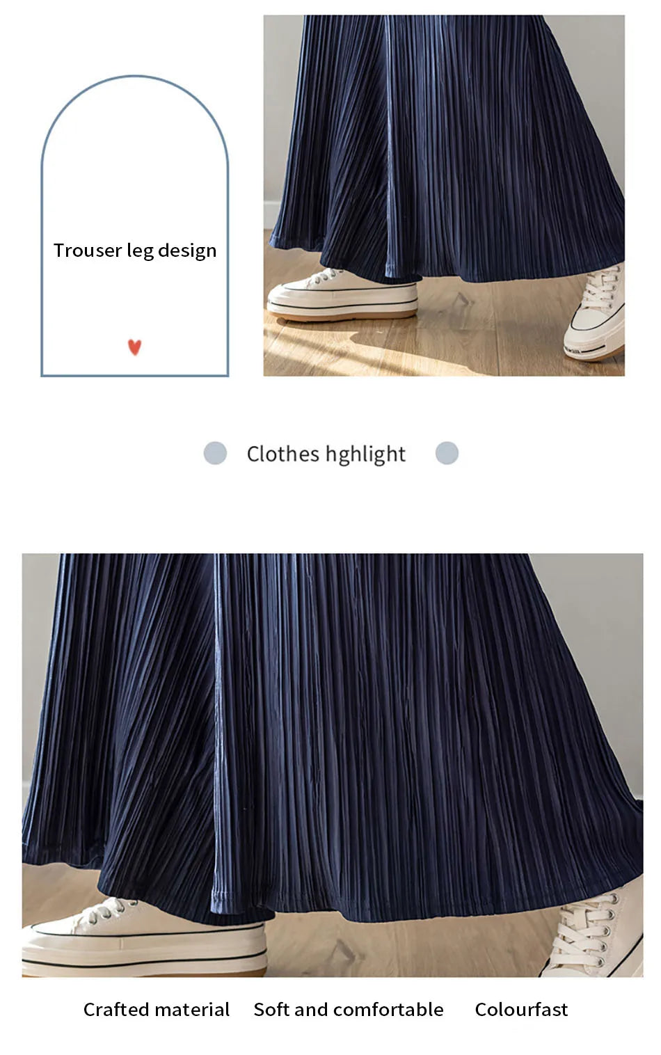 Chic Summer Maternity Chiffon Wide Leg Pants ATHLEXES