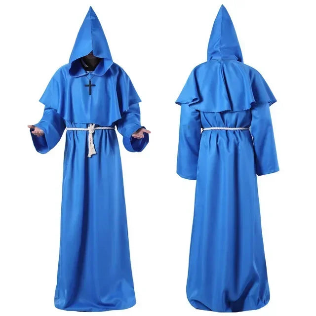 Mystic Monk Hooded Robe for Cosplay & Halloween ATHLEXES