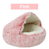 PurrNest Plush Cat Bed: Cozy 2-in-1 Winter Retreat ATHLEXES