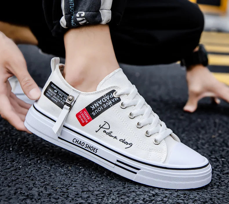 BreezeStep Canvas Sneakers for Men - Summer Comfort ATHLEXES