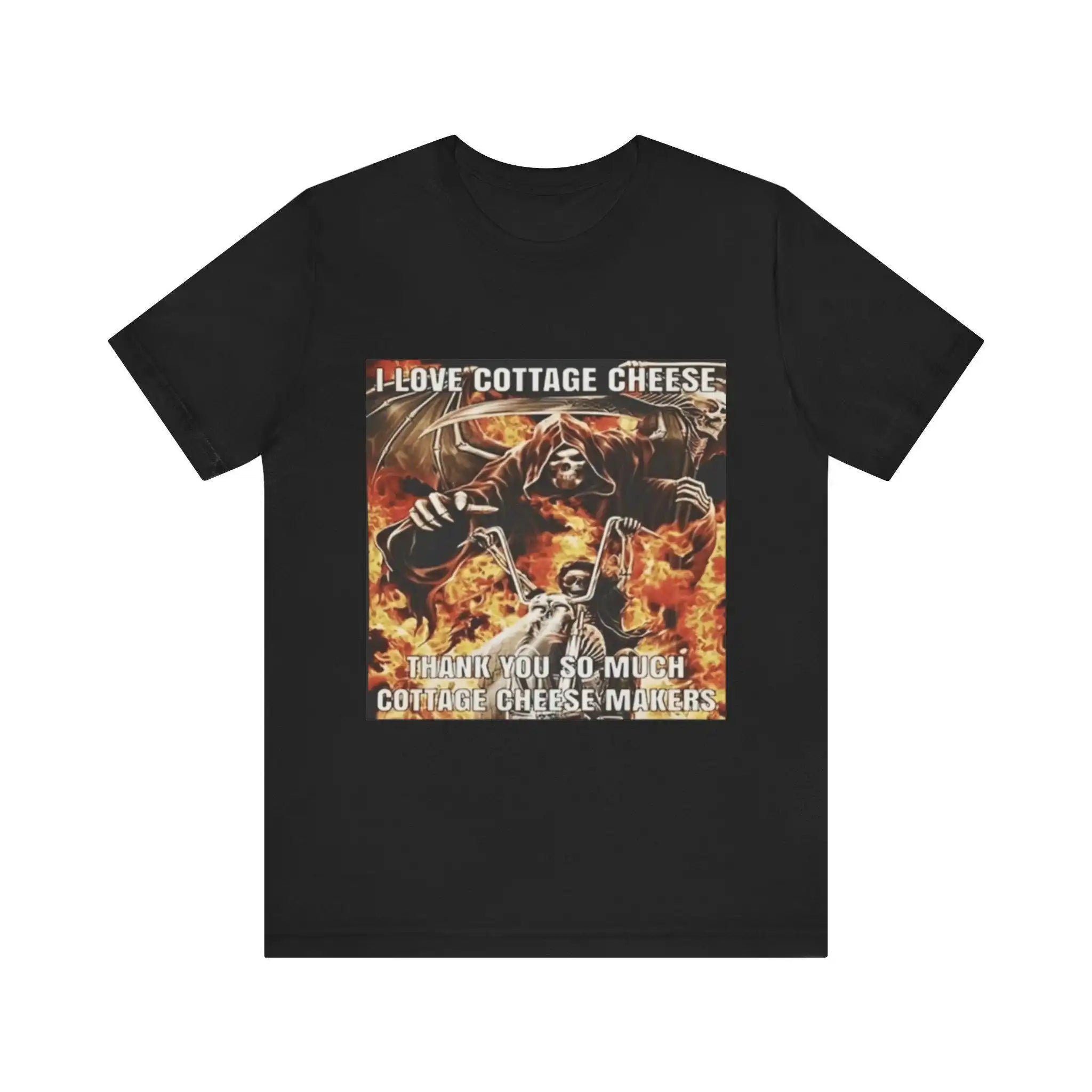 Cottage Cheese Love Skeleton Meme T-Shirt Gift ATHLEXES