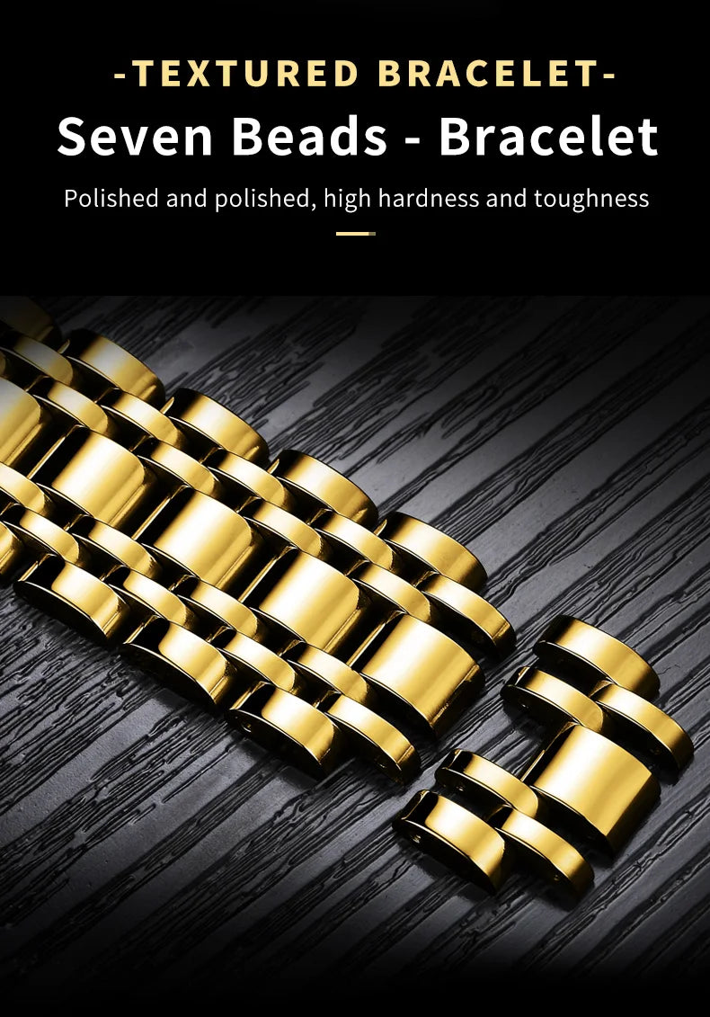 OLEVS Luxury Diamond Quartz Watch for Men ATHLEXES