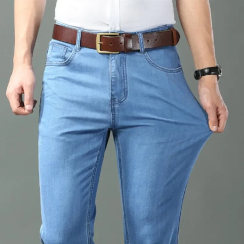 KUBRO Menâ??s Lightweight Stretch Denim Jeans ATHLEXES