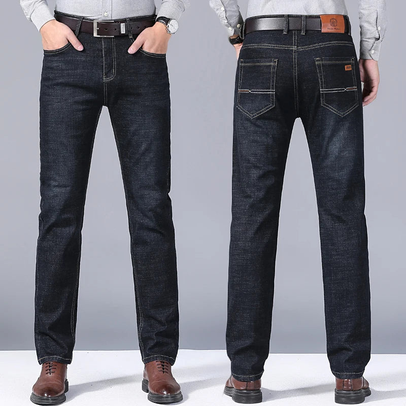 Elite Stretch Business Denim Trousers for Men ATHLEXES