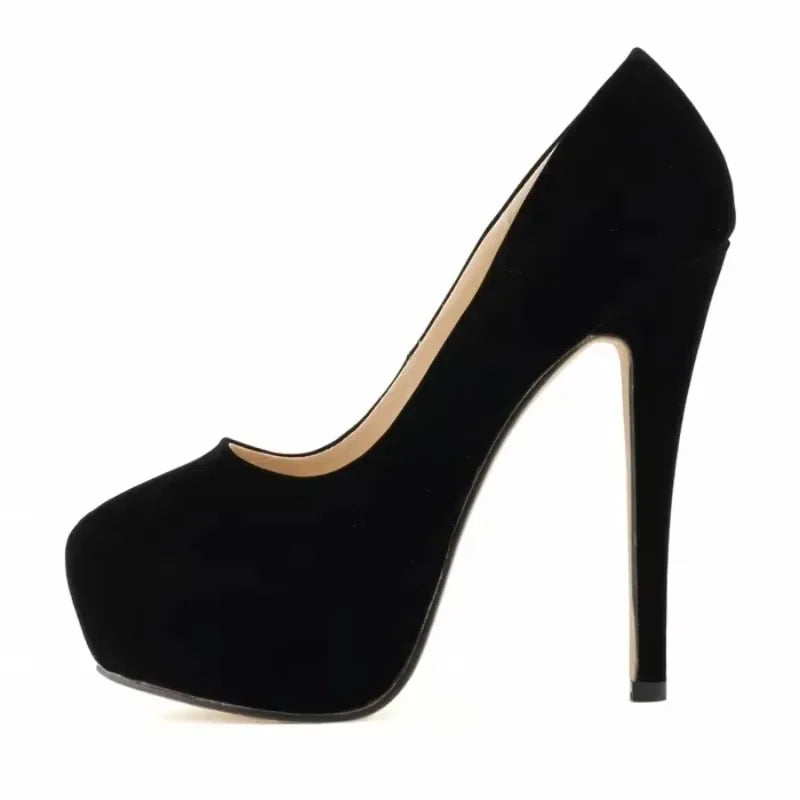 Stiletto Glam: 14cm Women’s Platform Pumps for Party & Wedding ATHLEXES