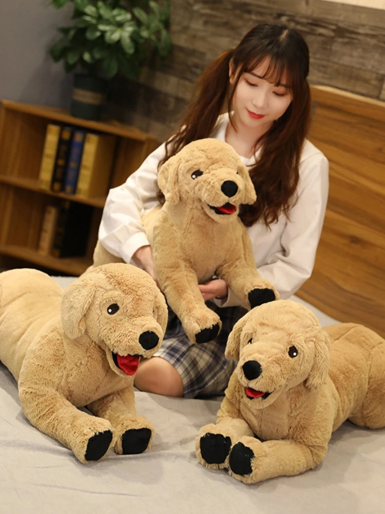Lifelike Plush Labrador Dog Toy for Kids ATHLEXES