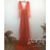 Boho Tulle Maternity Dress for Baby Showers ATHLEXES