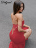 Elegant Lace-Back Cami Maxi Dress ATHLEXES