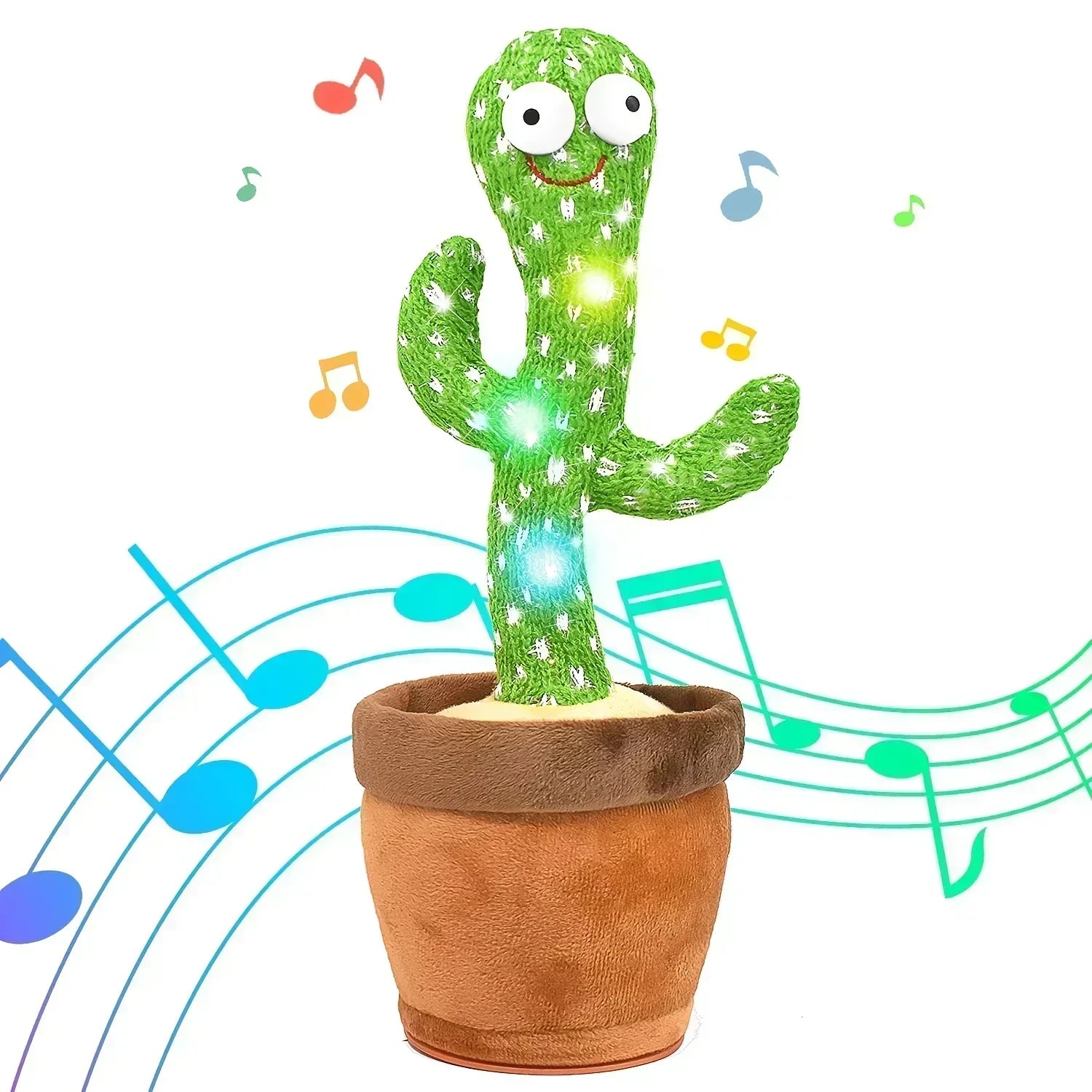 Singing Cactus Toy with LED and 120 Fun Songs ATHLEXES